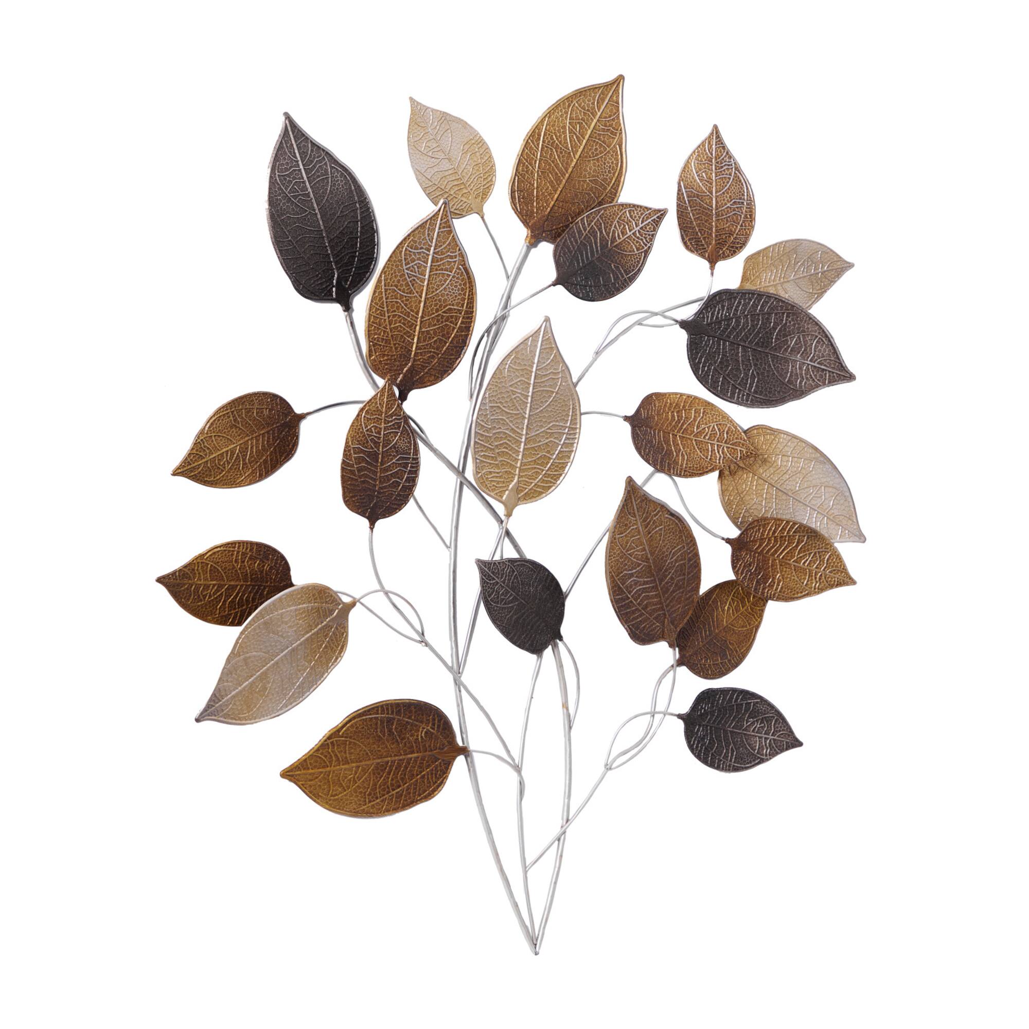 33" Brown Iron Traditional Wall Décor